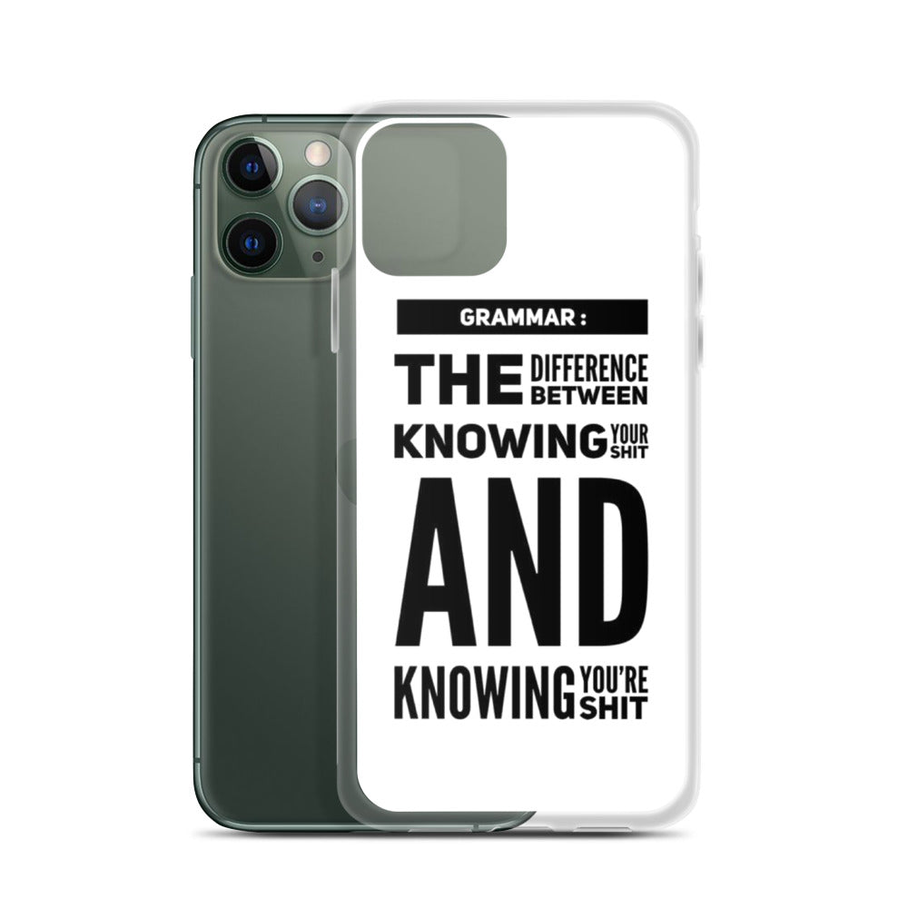 Coque pour iPhone "Grammar"